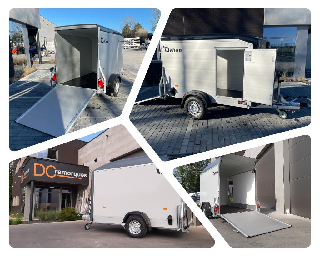 Remorque fourgon Debon simple essieu, Ophalen, Nieuw