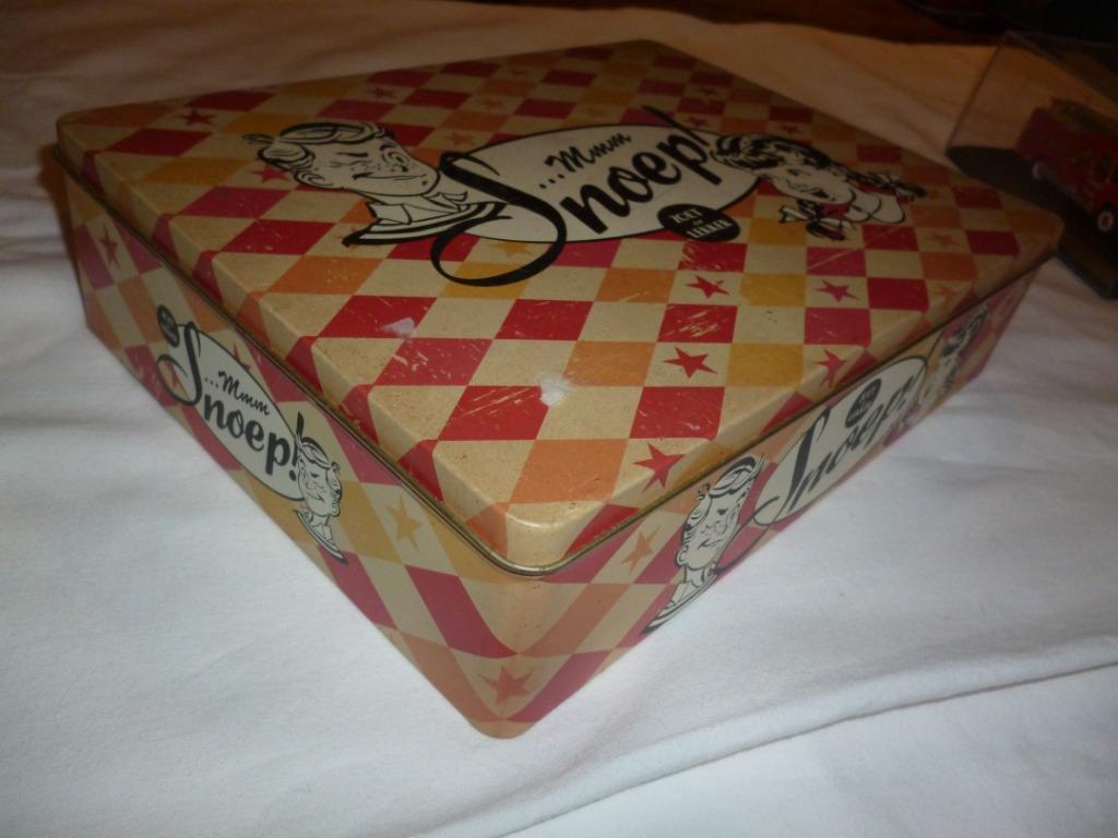 Boite métal look vintage MMM Snoep Zoet en lekker bonbons, Enlèvement ou Envoi