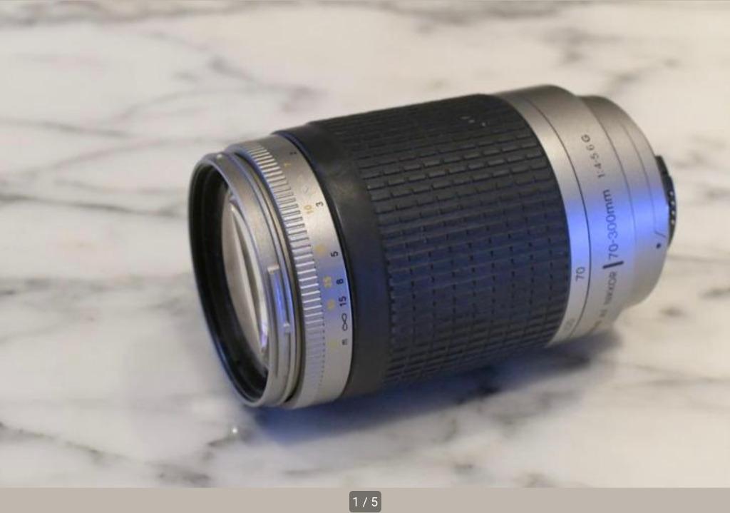 Objectif zoom Nikon 70-300 mm f/4-5,6 AF G, Enlèvement ou Envoi, 1980 à nos jours, Lentille ou Lentilles