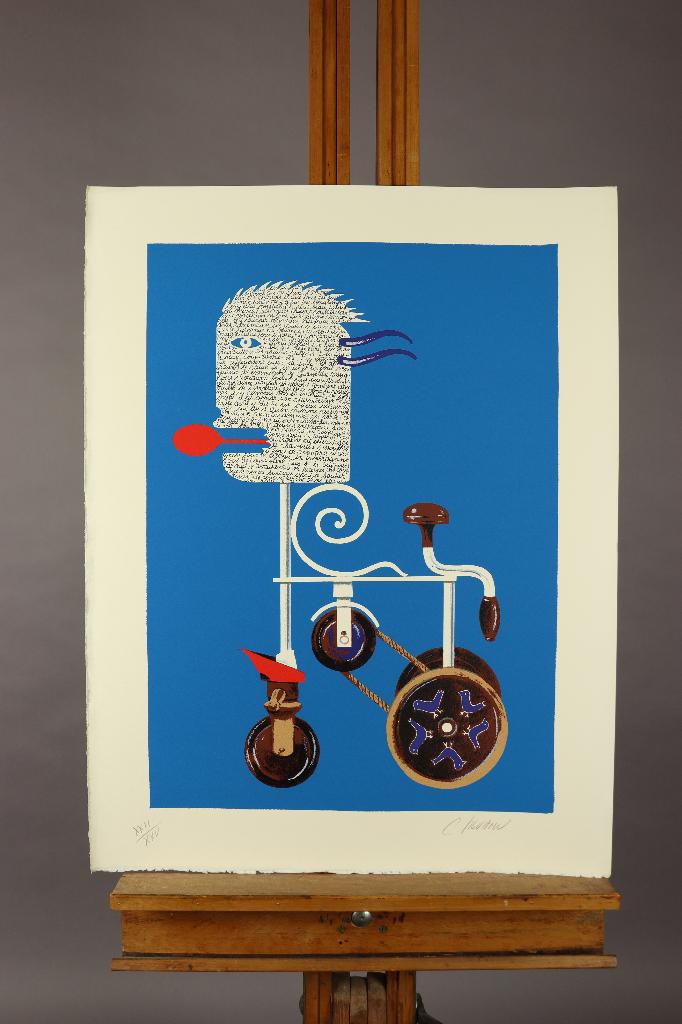 Lithografie van Christian Silvain, Ophalen of Verzenden