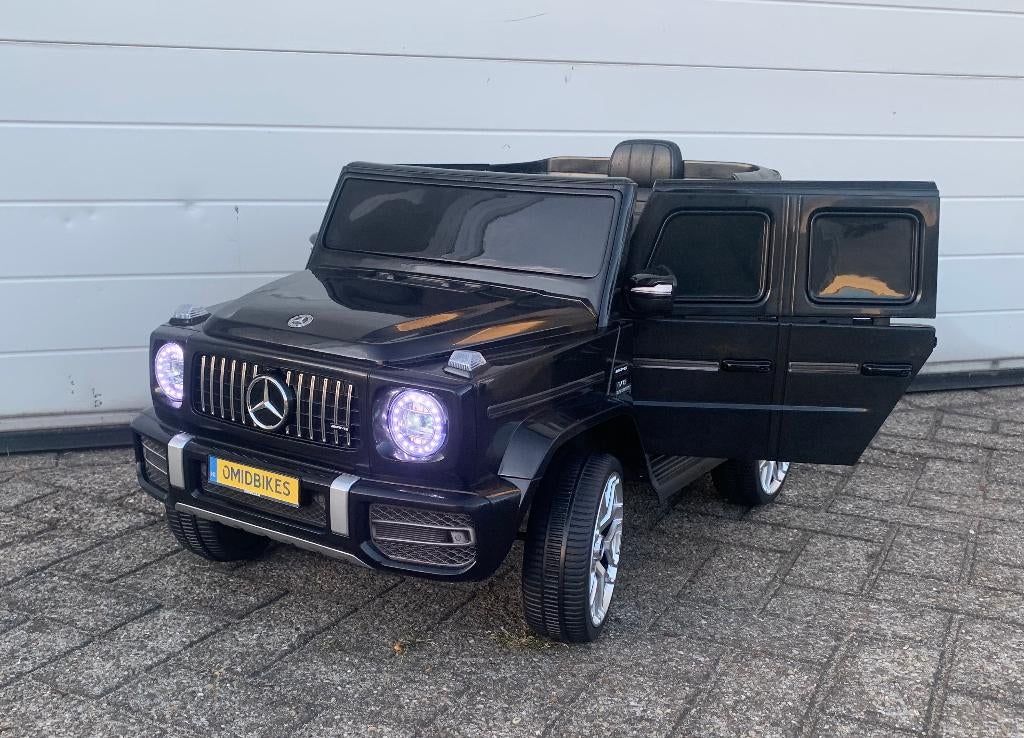 Mercedes G63 AMG 12v Metallic zwart Bluetooth / Afst. NIEU, Ophalen of Verzenden, Nieuw