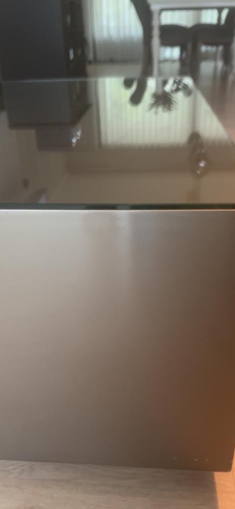 Eric kuster!! Te koop taupe salontafel zware kwaliteit!!, Ophalen, Vierkant, 75 cm of meer, Chic