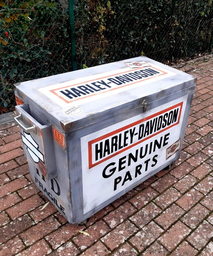 Harley Davidson onderdelenkist transportkist, Ophalen