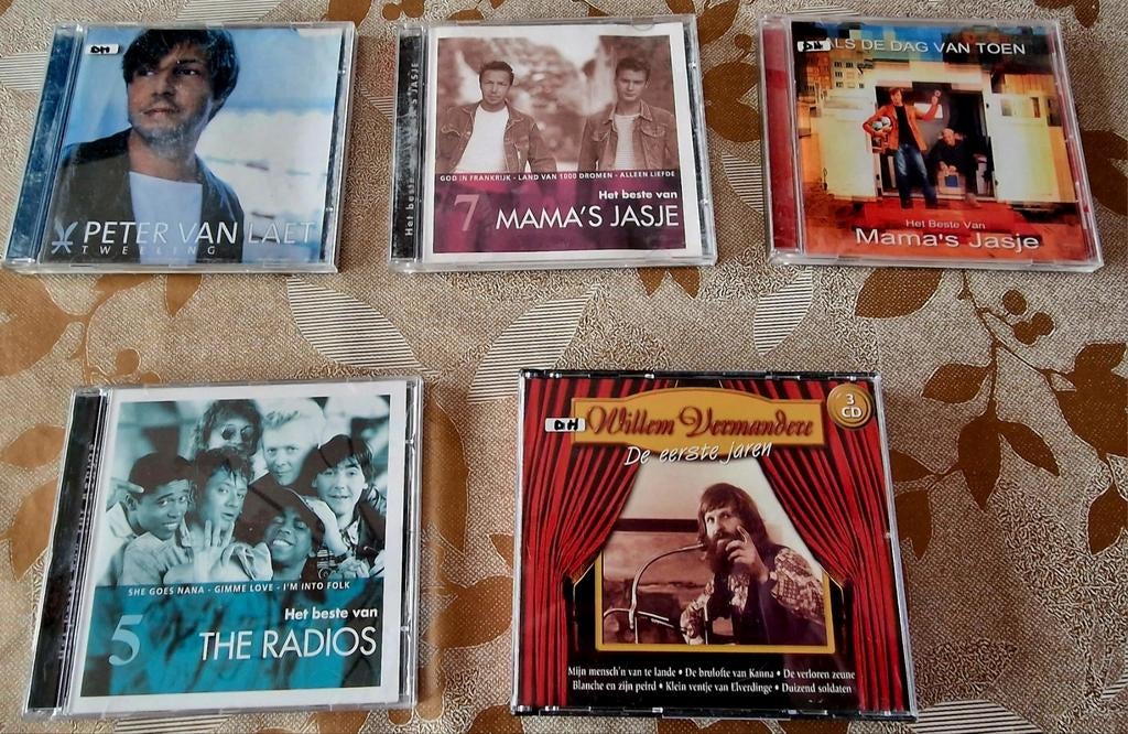 4 nederlandstalige cd's, Ophalen, Gebruikt