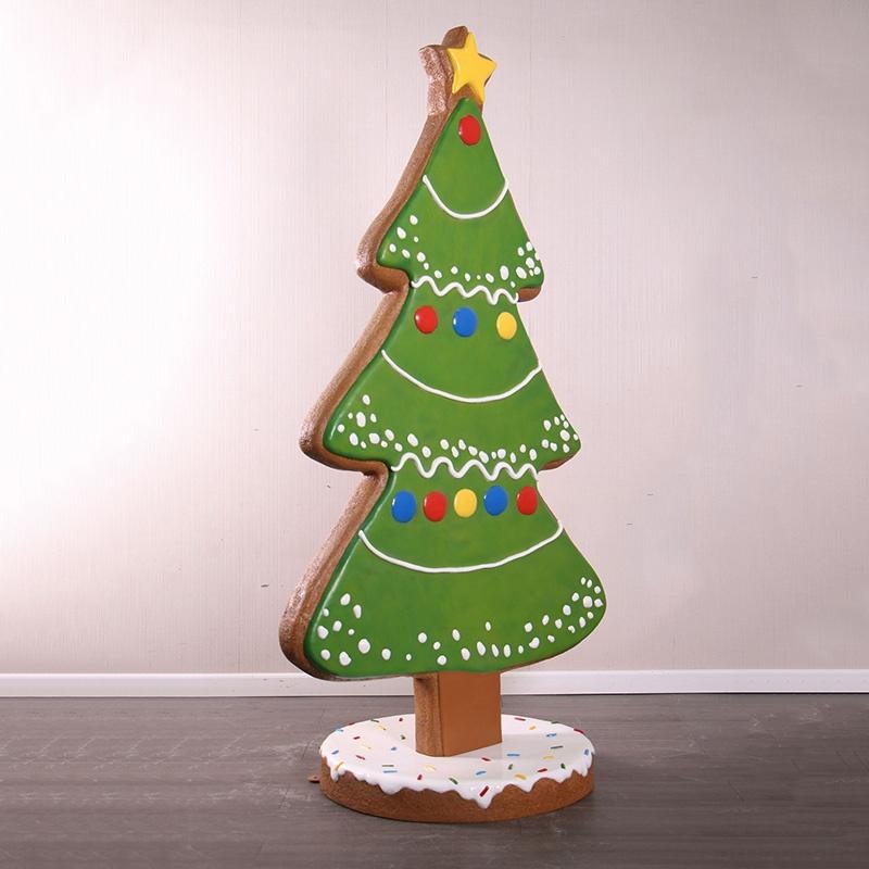 Gingerbread Christmas Tree – Kerstboom beeld Hoogte 213 cm, Ophalen, Nieuw