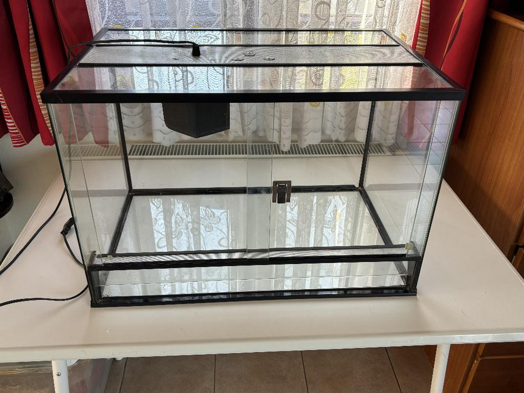 Terrarium 60 x40x40 cm, Animaux & Accessoires, Enlèvement, Utilisé, Terrarium ou Paludarium