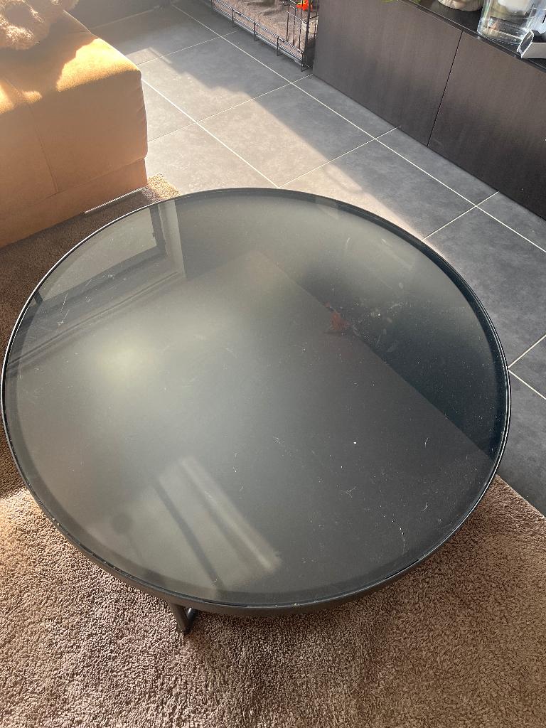 Salontafel, Huis en Inrichting, Tafels | Salontafels, Ophalen, Gebruikt, Rond, 50 tot 100 cm