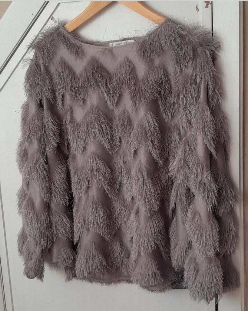 Prachtige top X.L Violeta by Mango., Mango, Ophalen of Verzenden, Zo goed als nieuw