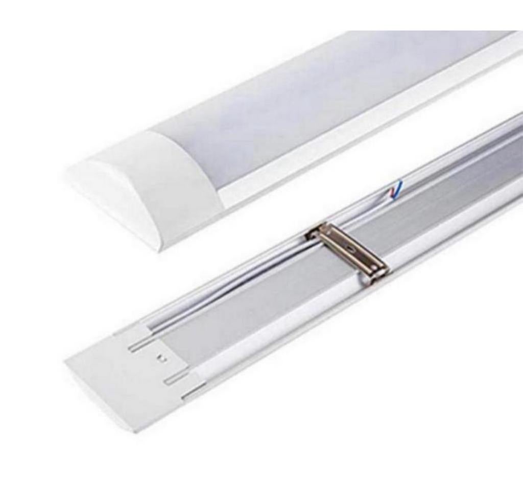 Led lamp, balk lang plat. 18W 6500K 615mm 61cm wit lang, Ophalen of Verzenden, Nieuw, Minder dan 30 watt, Led-lamp