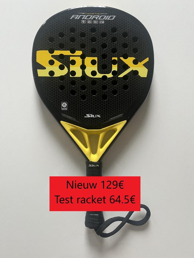 Siux Android padel racket, Enlèvement ou Envoi, Comme neuf, Raquette de padel