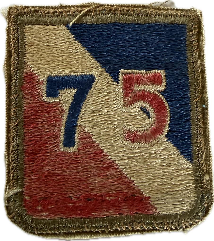 Patch US ww2 75th Infantry Division, Verzamelen, Verzenden
