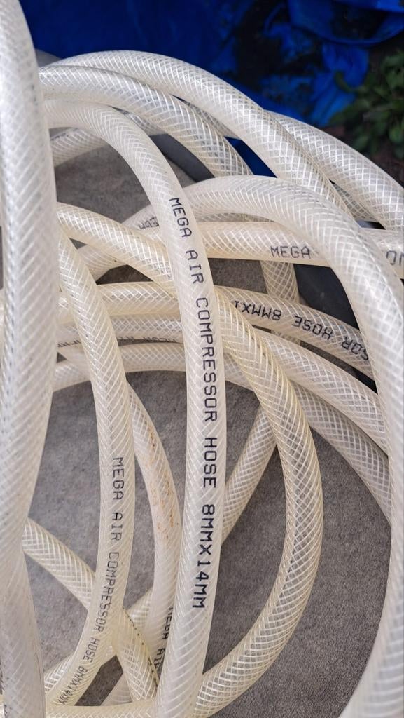 Nieuwe Mega Air compressorslang 8mmx14mm 50 meter, Doe-het-zelf en Bouw, Ophalen