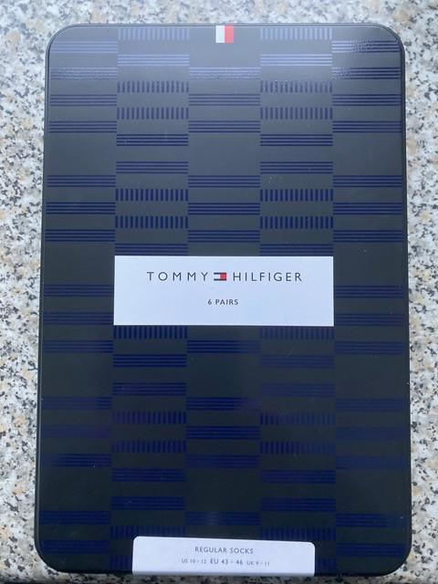 Tommy Hilfiger Herensokken 6-pack in giftbox, Kleding | Heren, Sokken en Kousen, Ophalen of Verzenden, Nieuw, Maat 43 t/m 46, Blauw