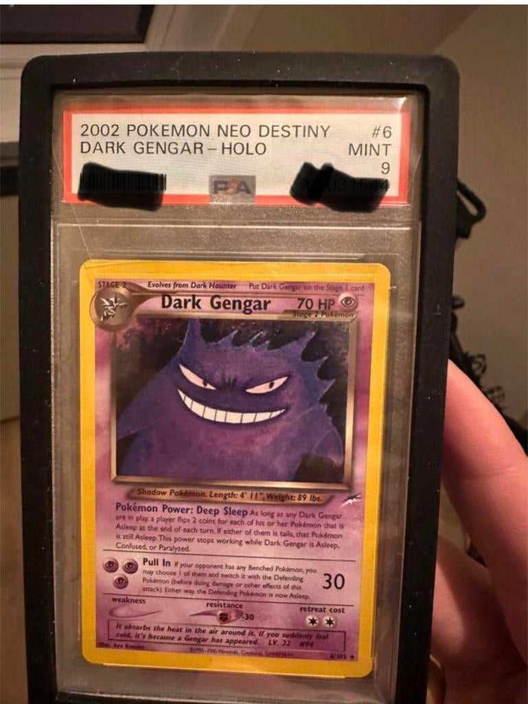 Dark gengar #6 PSA9, Ophalen, Zo goed als nieuw