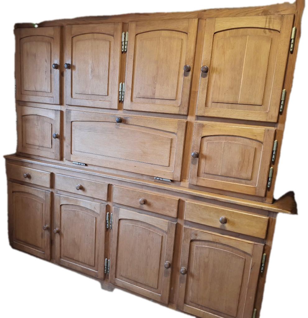 Meuble de rangement en châtaignier massif, Maison & Meubles, Enlèvement, Utilisé, Avec tiroir(s)