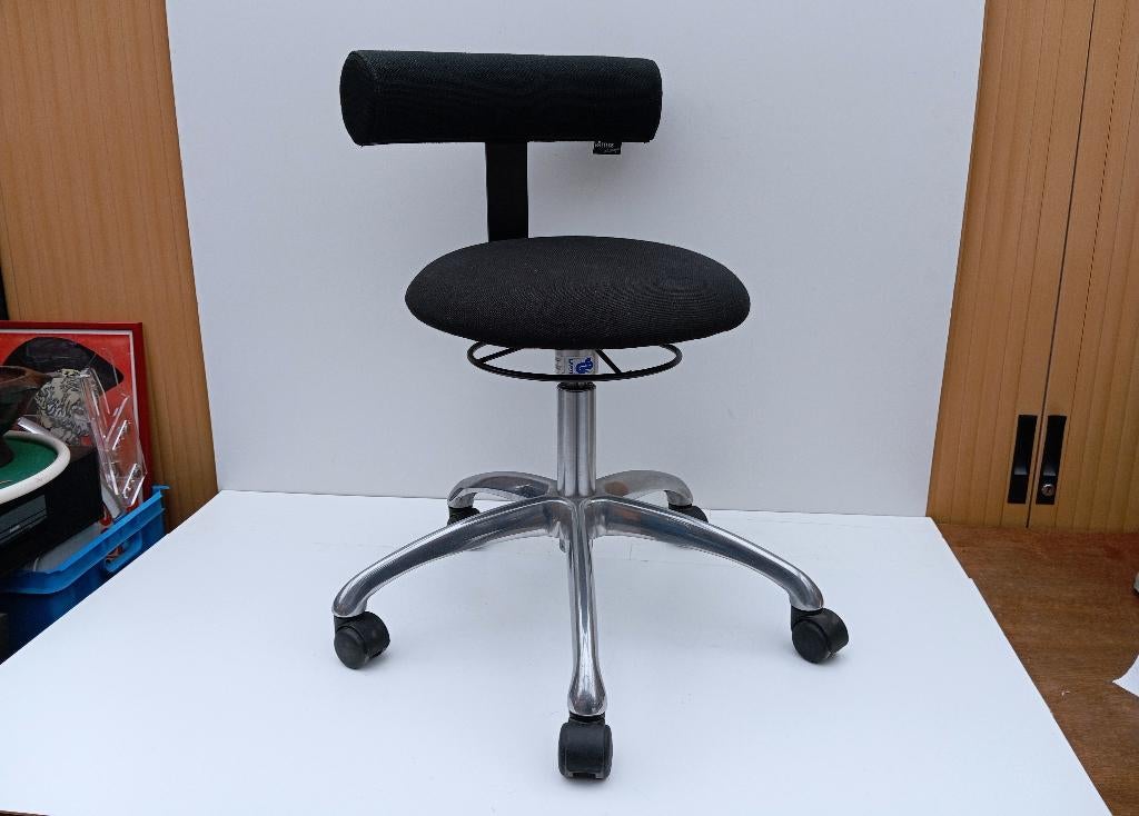 Löffler AOGO ergonomische stoel (nieuwprijs 475 euro), Ophalen, Gebruikt, Zwart, Bureaustoel