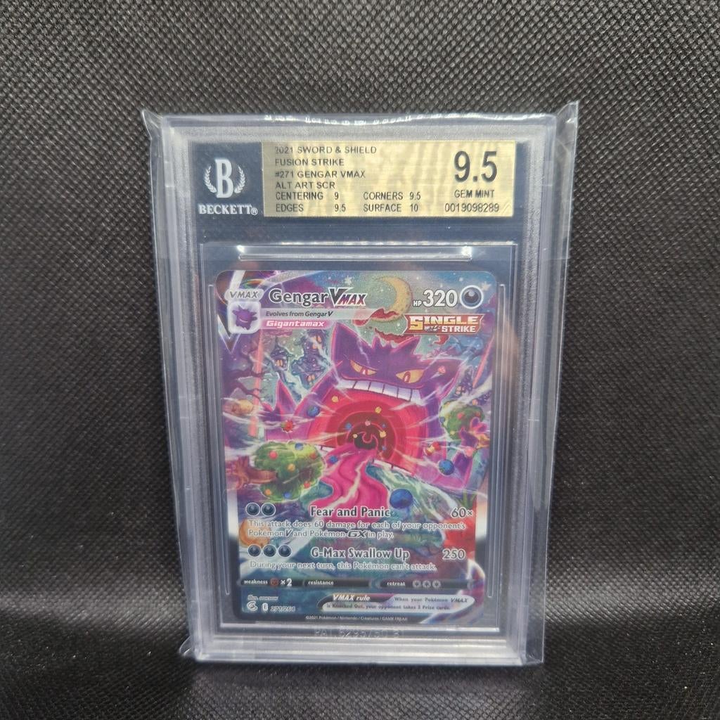 Épée et bouclier Gengar Vmax Fusion Strike BGS 9.5, Enlèvement ou Envoi