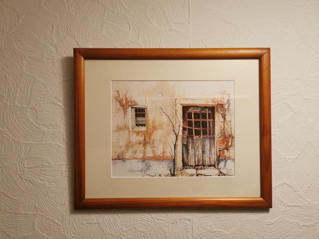 Zeefdruk gesigneerd en ingekaderd, Ophalen of Verzenden, Zo goed als nieuw, Tekening