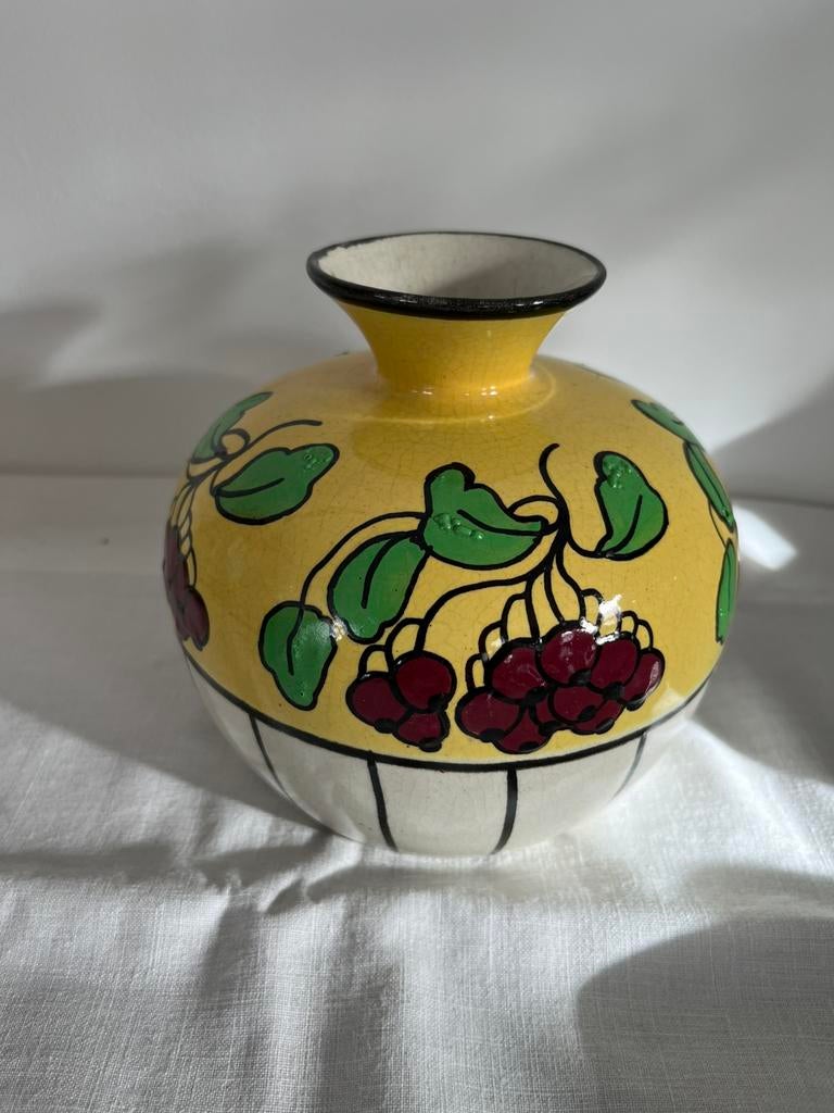 Vase art deco ceramique de BRUXELLES, Enlèvement ou Envoi