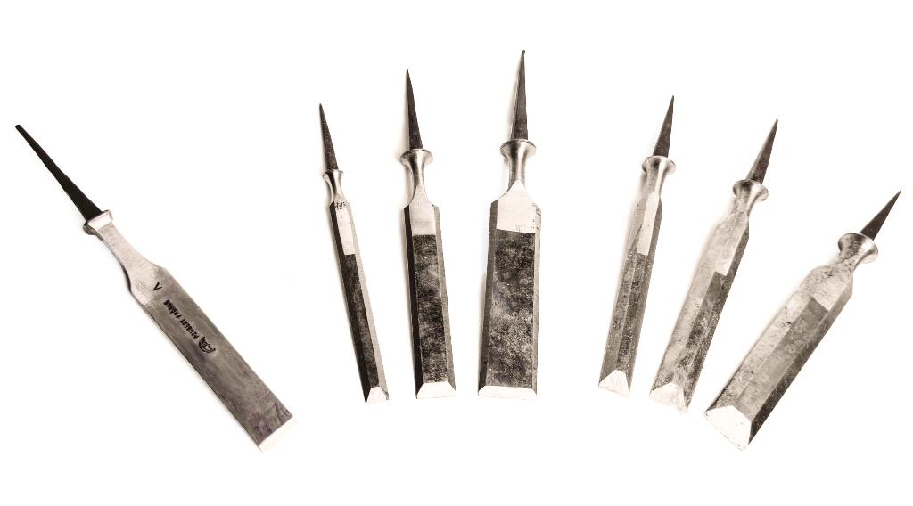 hout beitels zonder heft, Ophalen of Verzenden, Zo goed als nieuw