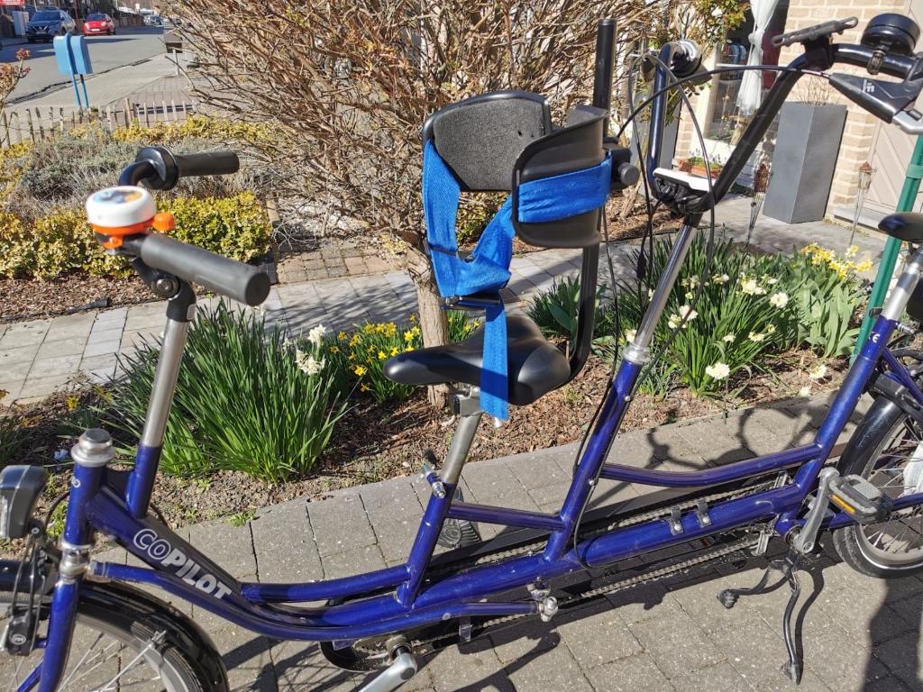 Elektrische tandem Huka co-pilot 24inch (perfecte staat), Enlèvement, Comme neuf, Moins de 10 vitesses, Huka co pilot