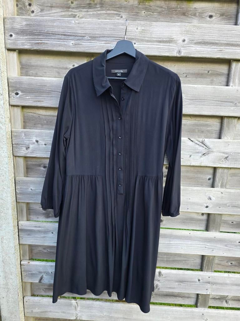 Zwart kleedje, Comma, maat 38, Kleding | Dames, Jurken, Ophalen, Maat 38/40 (M), Zwart