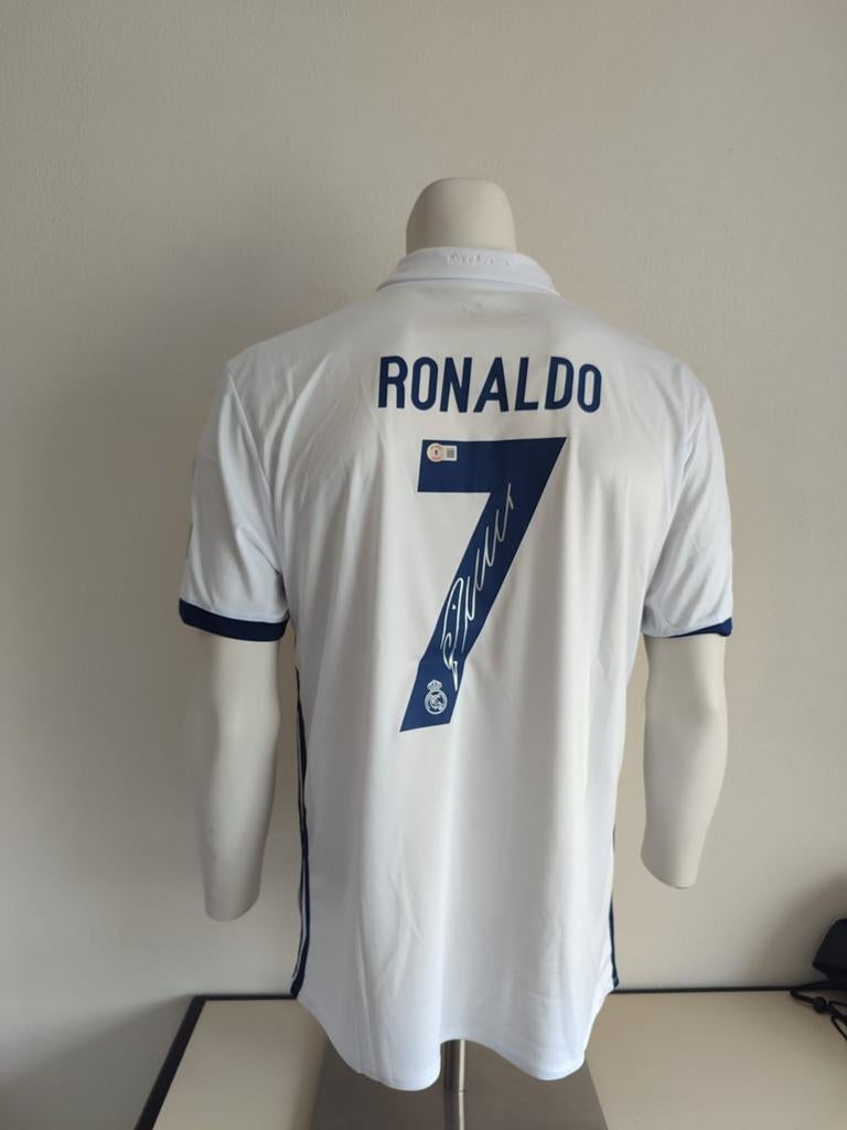 Cristiano Ronaldo Real Madrid shirt met Beckett coa, Ophalen of Verzenden, Nieuw, Shirt