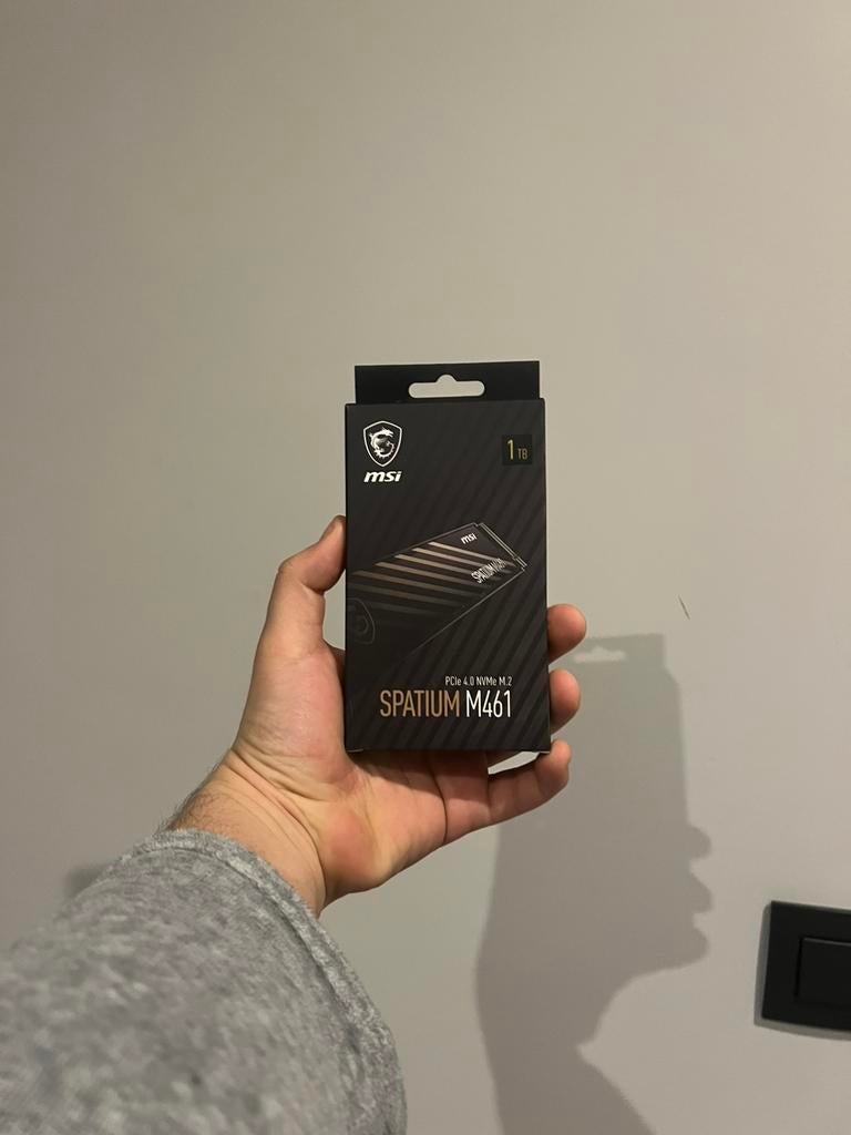 ssd msi Spatium M461 1 To NVMe M.2 - Neuf & Scellé (Gen4), Informatique & Logiciels, Disques durs, Neuf, MSI, Enlèvement ou Envoi