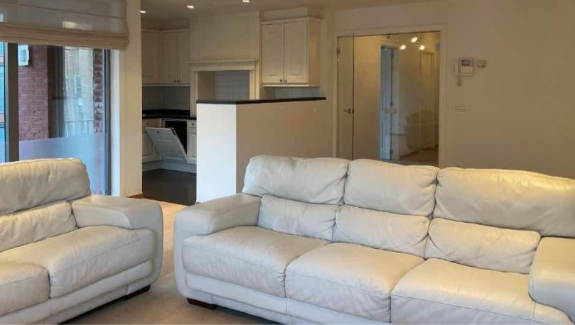 Lederen 2-zit en 3-zit, Ophalen, Gebruikt, Leer, Modern