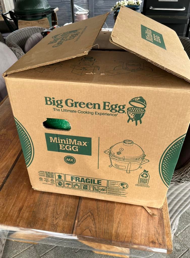 Big green egg, Ophalen, Zo goed als nieuw