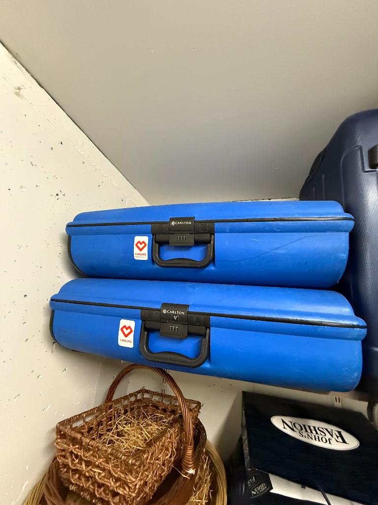 Reiskoffers 2 Stuks, Handtassen en Accessoires, Koffers, Ophalen of Verzenden, Gebruikt, Hard kunststof, Wieltjes