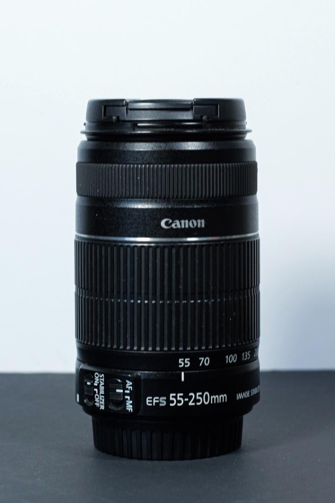 canon efs 55-250 IS V2 en parfait état, TV, Hi-fi & Vidéo, Enlèvement, Comme neuf, Téléobjectif, Zoom