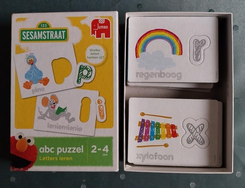 Sesamstraat abc puzzel - Letters leren, Ophalen of Verzenden