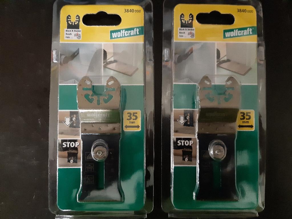 WOLFCRAFT 2 lames multifonction reglable BIM, Bricolage & Construction, Enlèvement ou Envoi, Neuf