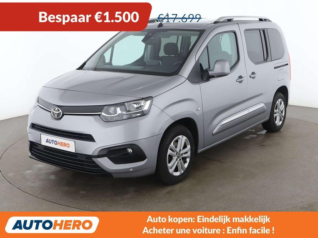 Toyota PROACE CITY 1.2 Turbo L1 Shuttle (bj 2021), Auto's, Toyota, Voorwielaandrijving, Stof, Gebruikt, Euro 6
