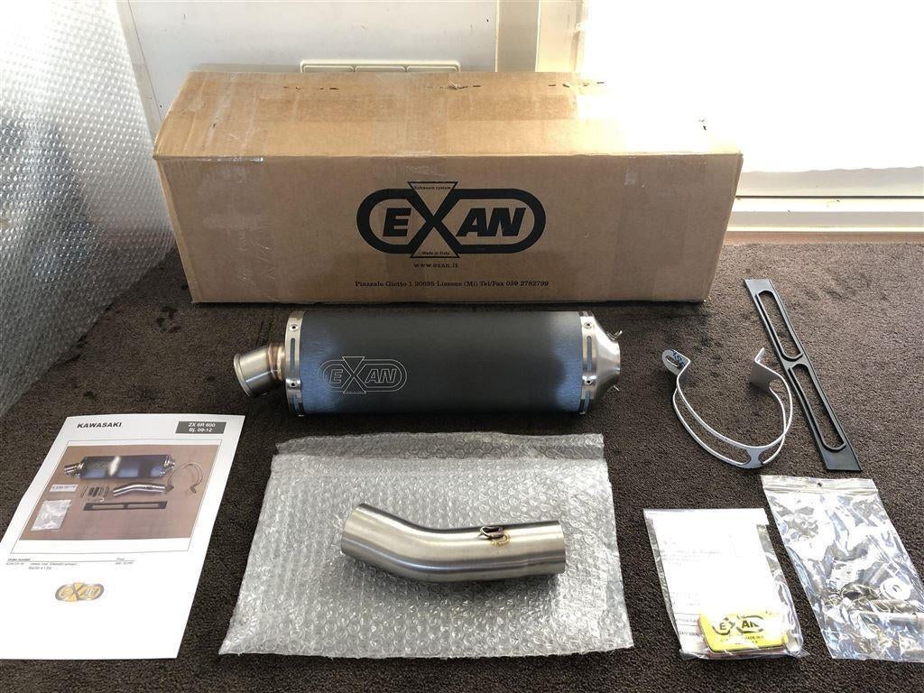 Exan Oval Classic uitlaat demper Kawasaki ZX-6R ZX6R 09-12, Motos, Pièces | Kawasaki, Neuf, Envoi