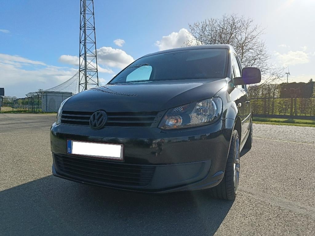 Volkswagen Caddy 2.0 TDI, Auto's, Voorwielaandrijving, Euro 5, USB, Zwart