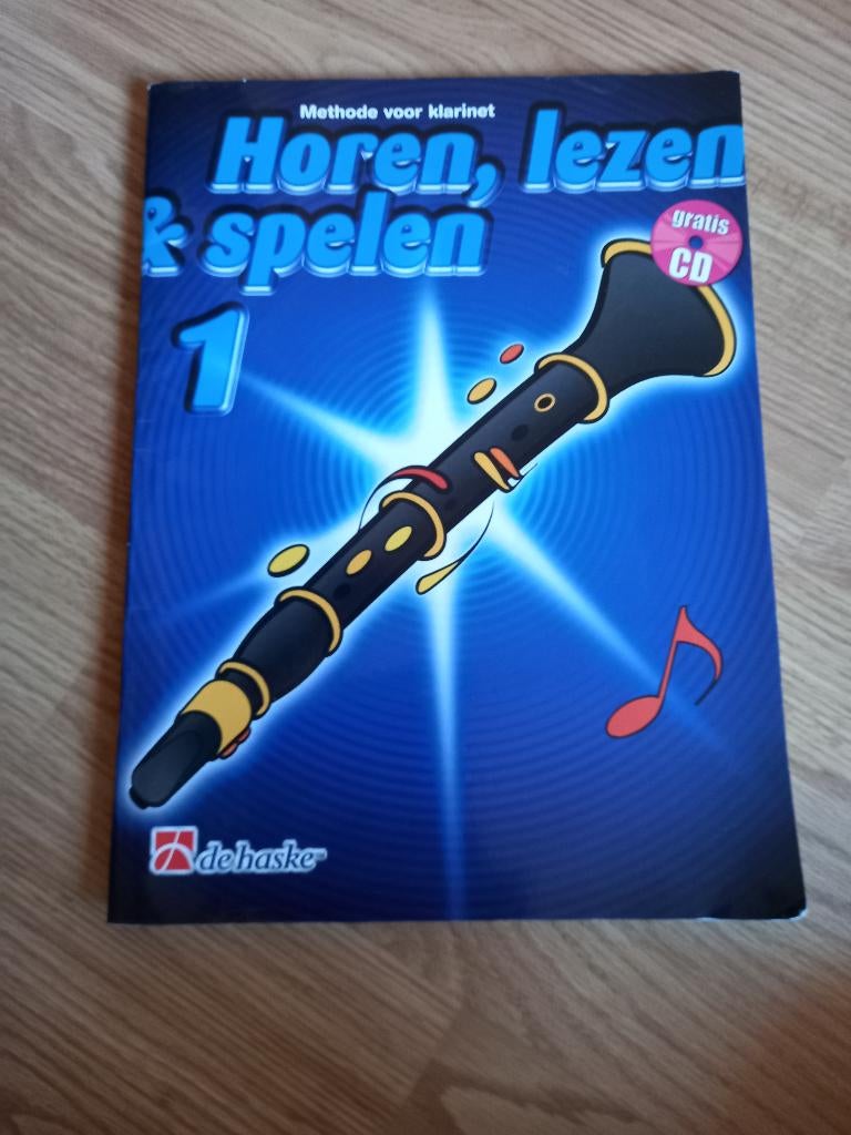 Klarinet bladmuziek, Muziek en Instrumenten, Bladmuziek, Ophalen, Gebruikt, Les of Cursus, Klarinet