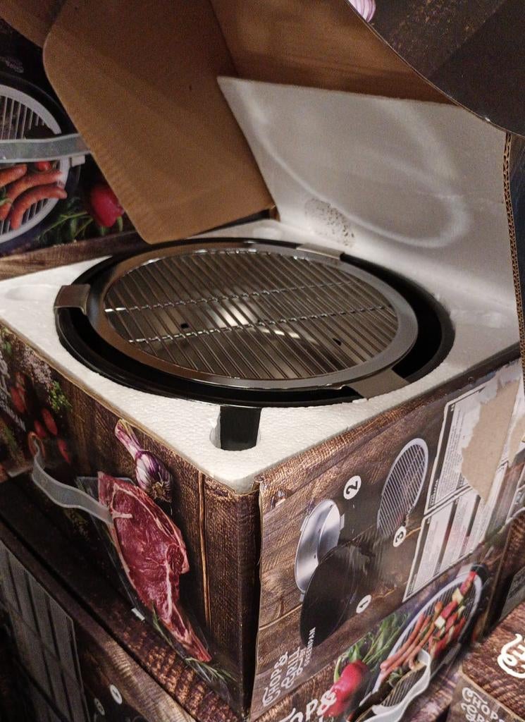 Houtskool-tafelbarbeque, Chops &Grill, Ophalen