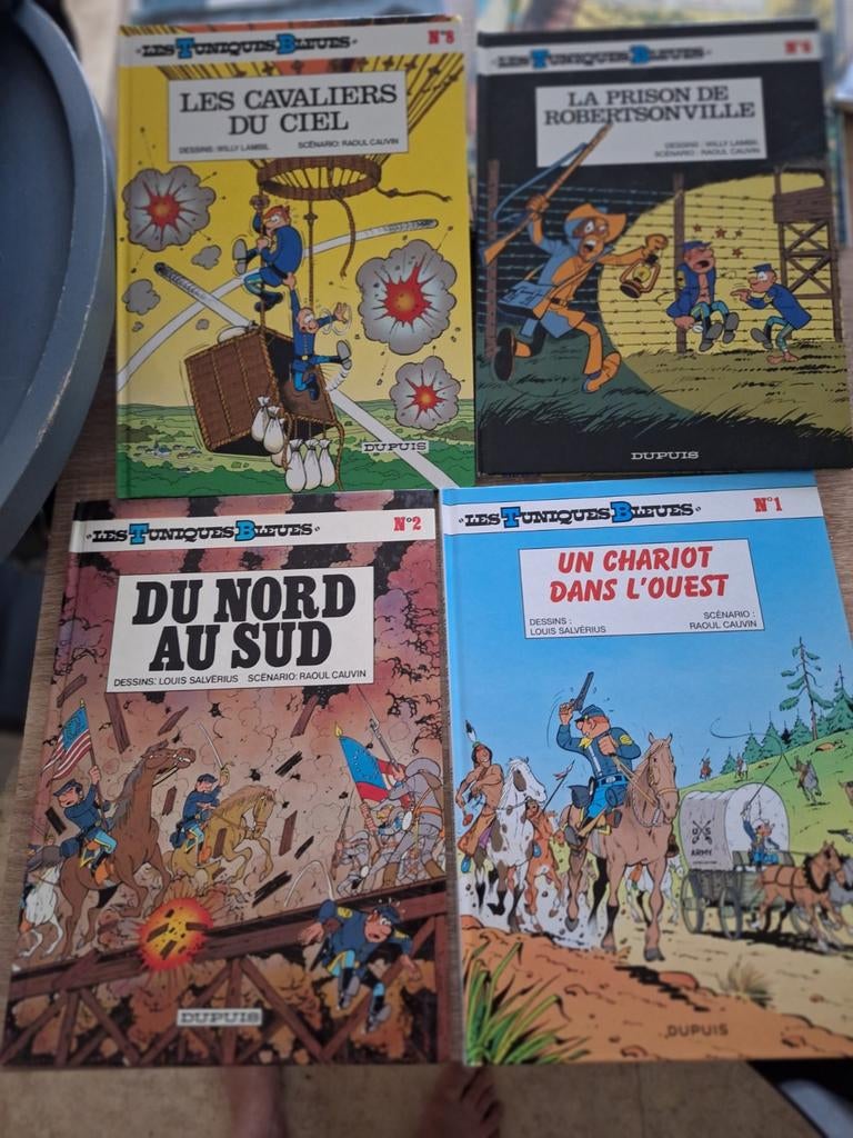 Lot Bd les tuniques bleues n1n2 n6 n8, Livres, Enlèvement