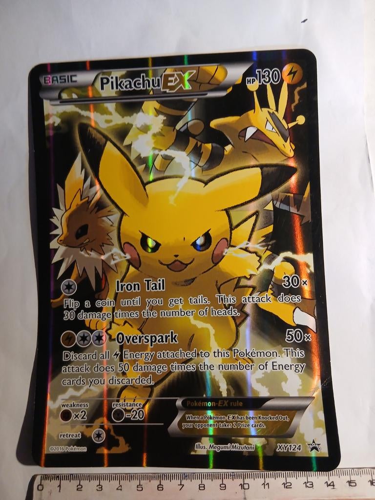 Pokémon XL promo kaart pikachu 2016, Ophalen of Verzenden