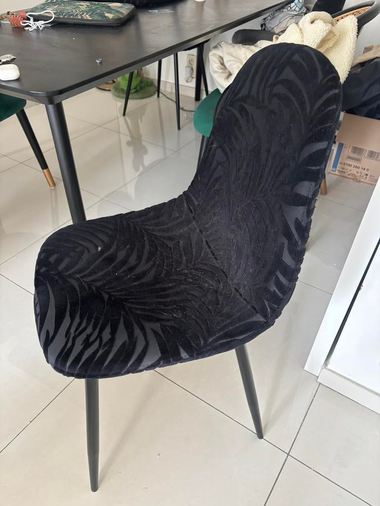 Chaises (4), Enlèvement, Comme neuf, Noir