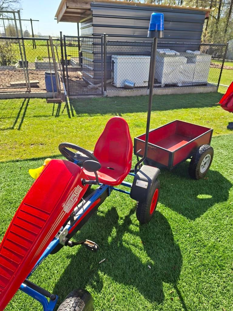 Go kart/skelter Berg met aanhanger, extra zitje en box, Enfants & Bébés, Jouets | Extérieur | Go-cart & Cuistax, Enlèvement, Berg
