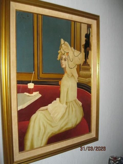 Jef Wauters Féminité o/d, Antiquités & Art, Art | Peinture | Classique, Enlèvement