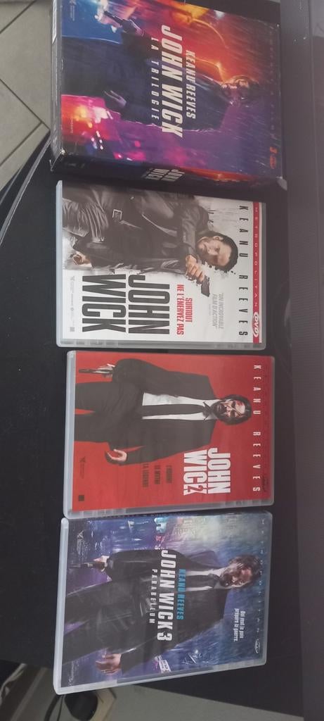 Coffret 3 dvd neufs john wick