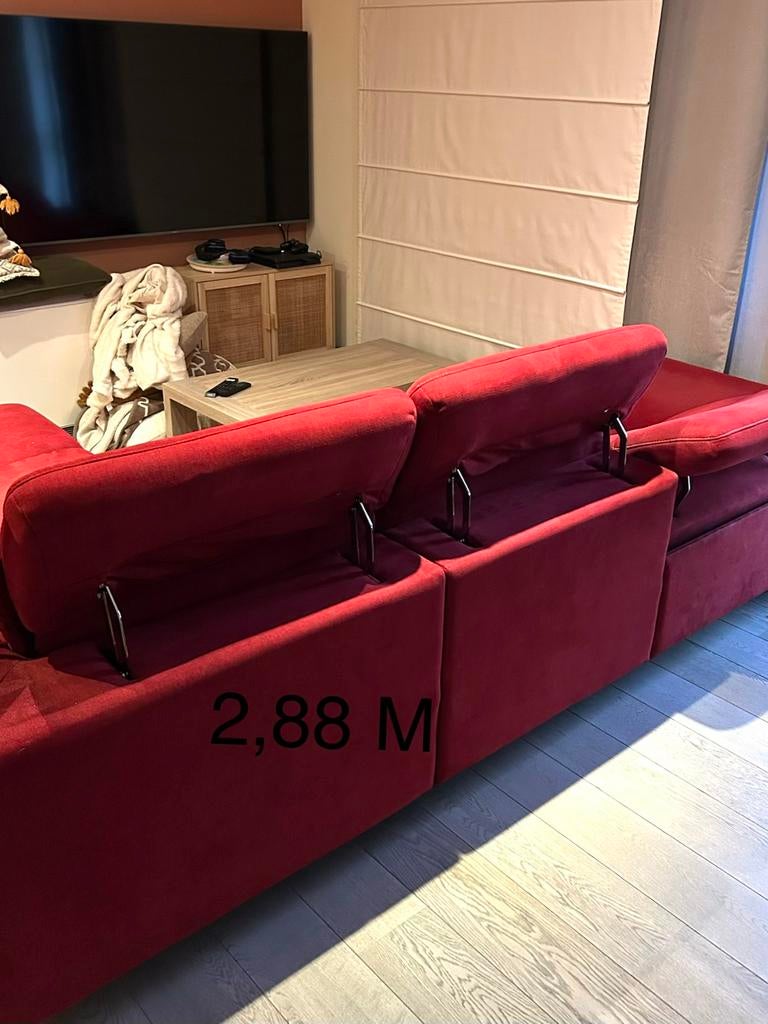 Salon canapé Fauteuil avec relax électrique, Enlèvement, Comme neuf, Tissus, 125 cm ou plus