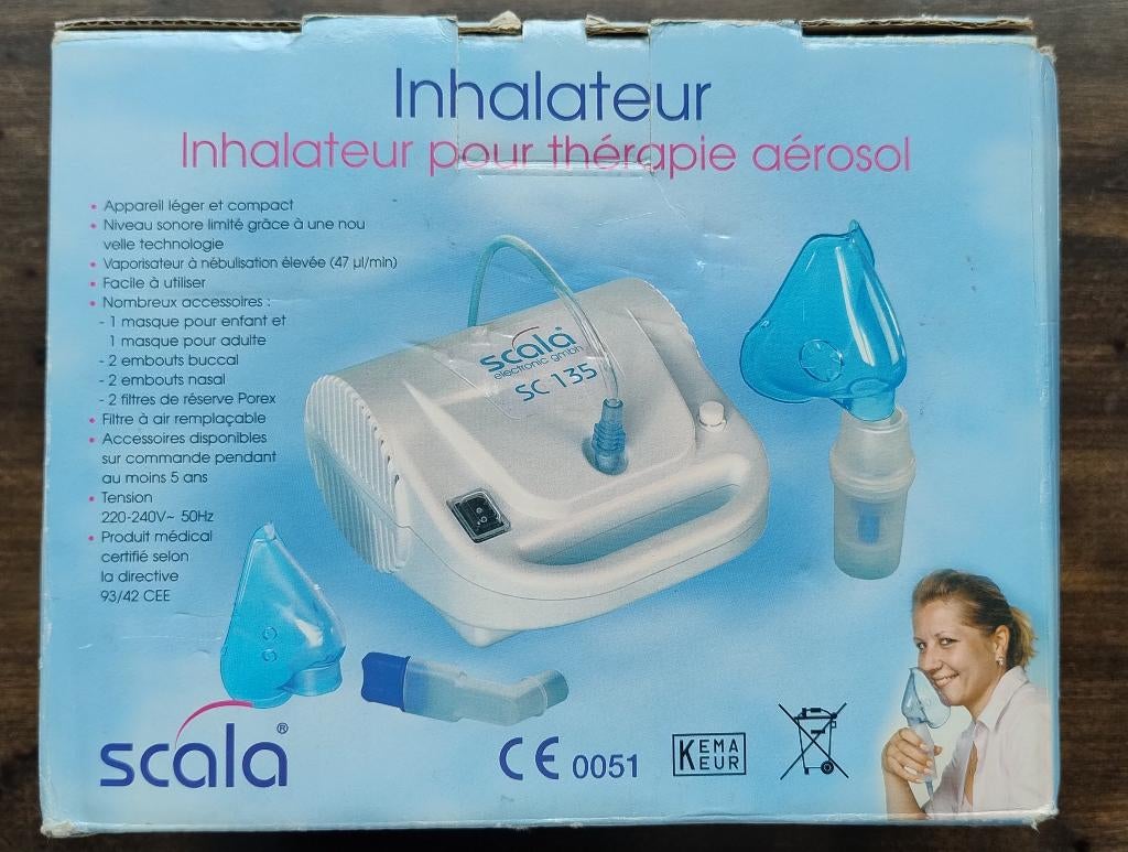 Inhalator - Aerosoltherapie - SCALA, Ophalen, Gebruikt, Overige typen, Overige merken