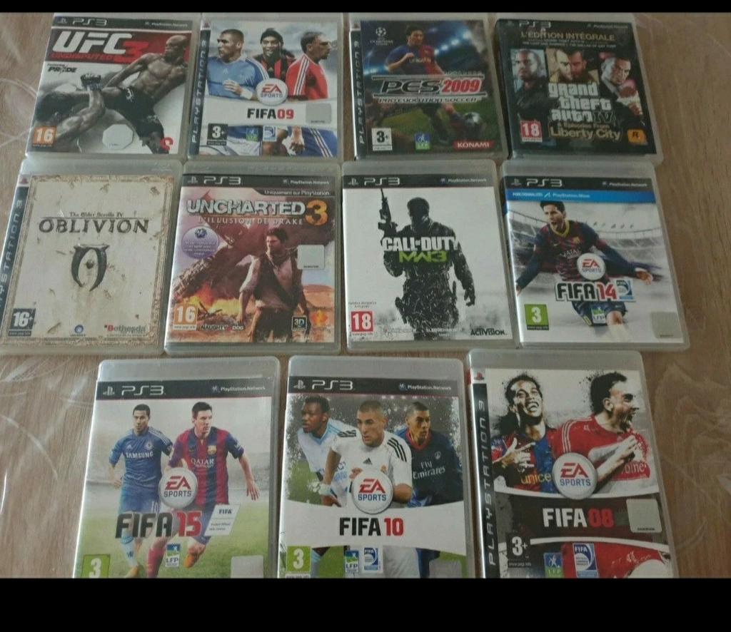 Lot jeux ps3, Enlèvement