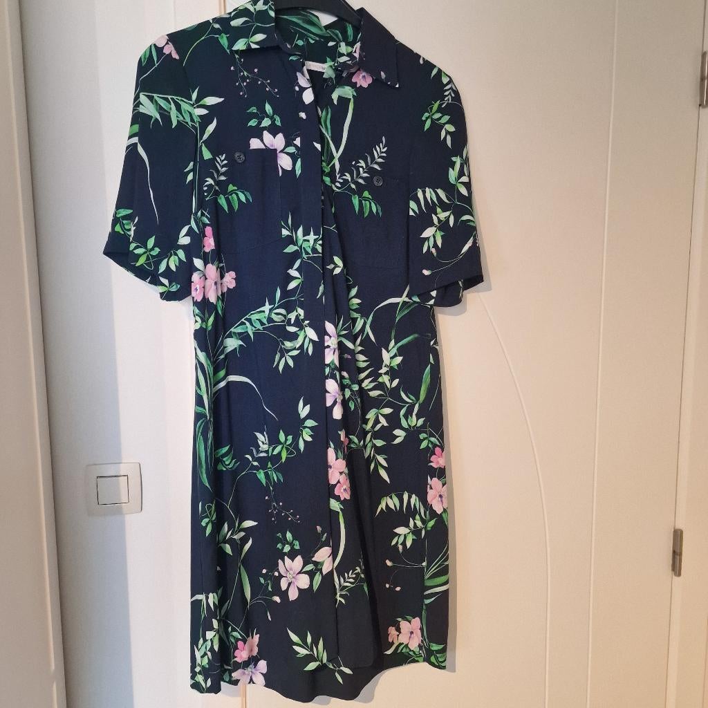 Jurk bloemen Atmos Fashion 34, Kleding | Dames, Blauw, Atmos fashion, Nieuw, Ophalen of Verzenden