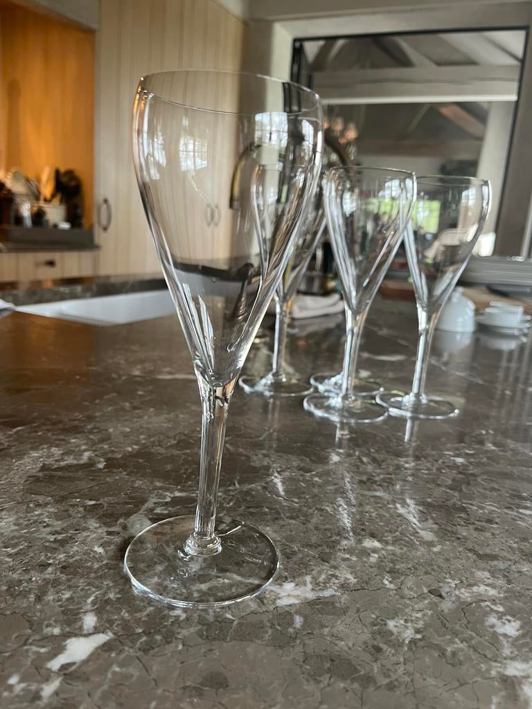 OFFRE DE 7 coupes à champagne en cristal, Collections, Enlèvement, Comme neuf